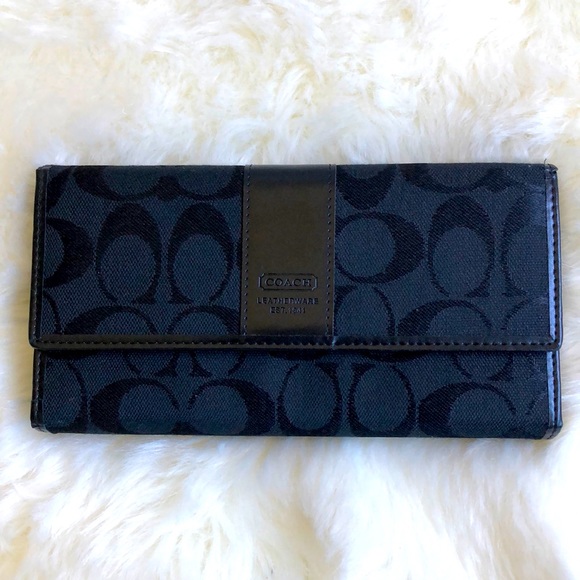 Coach Bags Vintage Coach Black Leatherware Wallet Never Used In Box